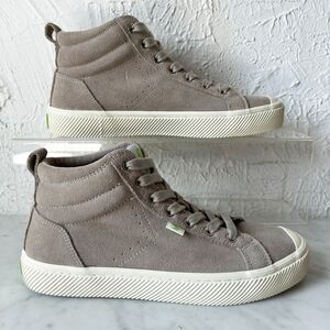 Cariuma OCA High Cloud Grey Suede Lace Up Sneaker - Women's Size 8.5/Men's 7